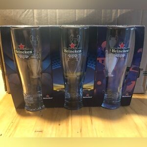 Heineken UEFA Champions League 2017-2019 Glass Trio
